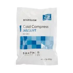 Cold compress instant pack for pain relief and swelling.