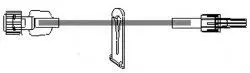 Diagram of a wire clip securing a rod.