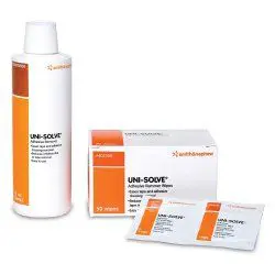 UNISOFT skincare lotion with packaging and sachets.